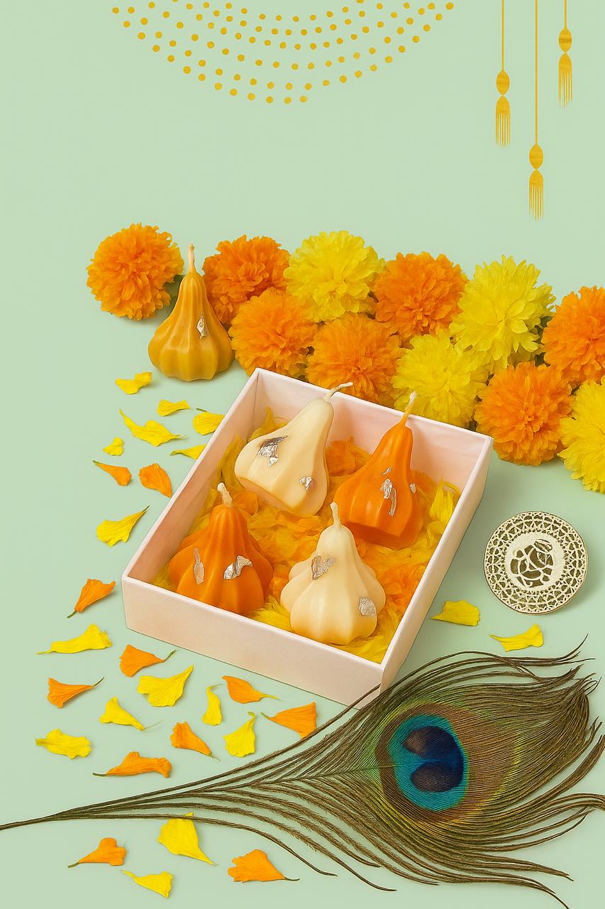Modak candle (4 piece)